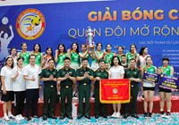 CLB bóng chuyền nữ vô địch giải bóng chuyền Quân đội mở rộng năm 2024